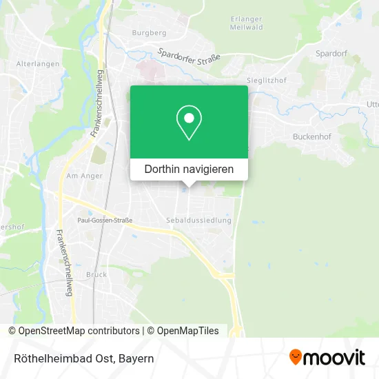 Röthelheimbad Ost Karte