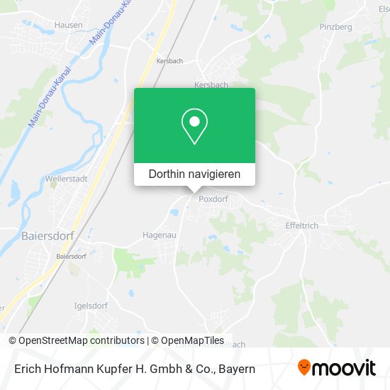 Erich Hofmann Kupfer H. Gmbh & Co. Karte