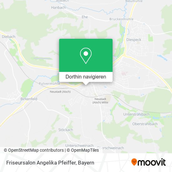Friseursalon Angelika Pfeiffer Karte