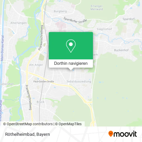 Röthelheimbad Karte