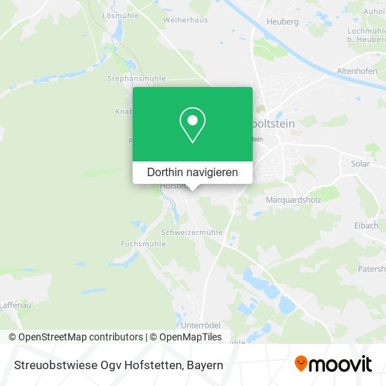Streuobstwiese Ogv Hofstetten Karte
