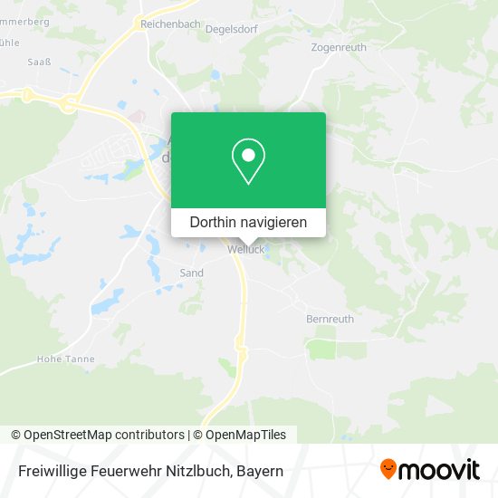 Freiwillige Feuerwehr Nitzlbuch Karte