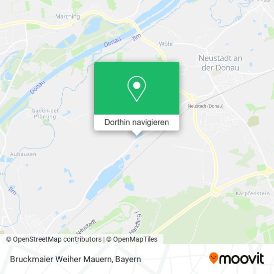 Bruckmaier Weiher Mauern Karte