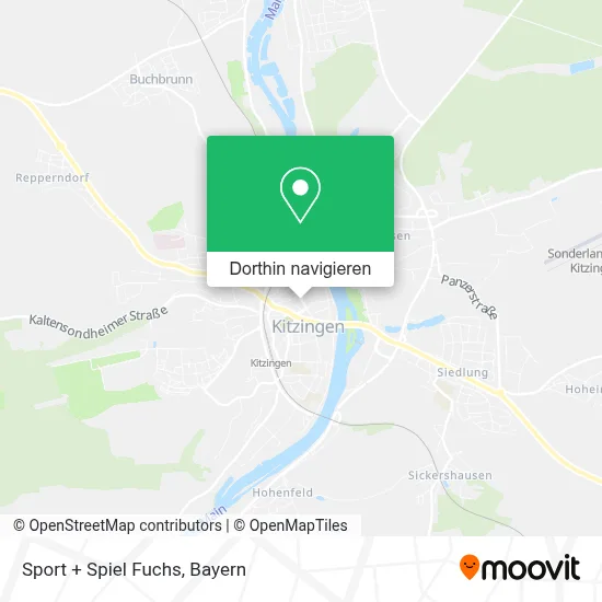 Sport + Spiel Fuchs Karte