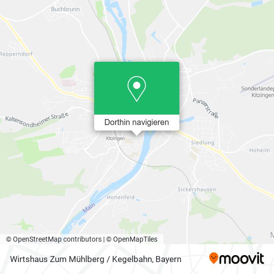 Wirtshaus Zum Mühlberg / Kegelbahn Karte