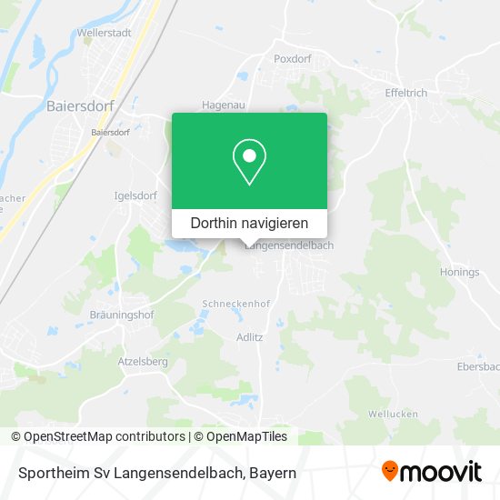Sportheim Sv Langensendelbach Karte