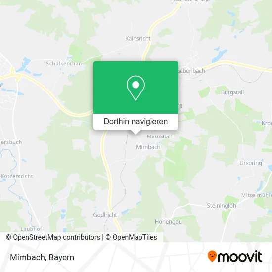 Mimbach Karte