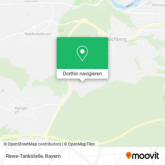 Rewe-Tankstelle Karte