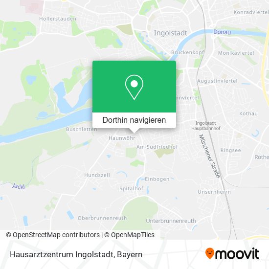 Hausarztzentrum Ingolstadt Karte