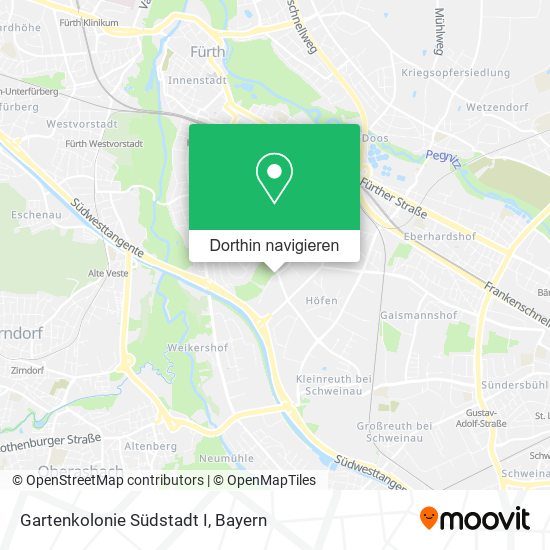 Gartenkolonie Südstadt I Karte