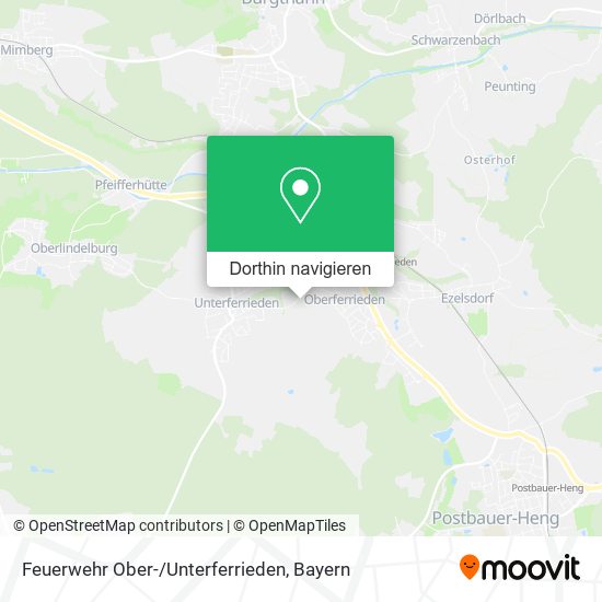 Feuerwehr Ober-/Unterferrieden Karte