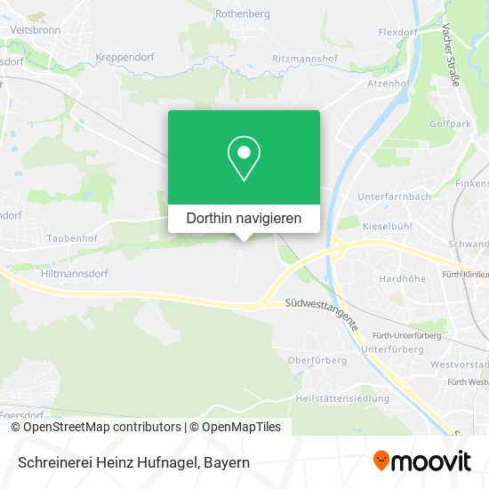 Schreinerei Heinz Hufnagel Karte