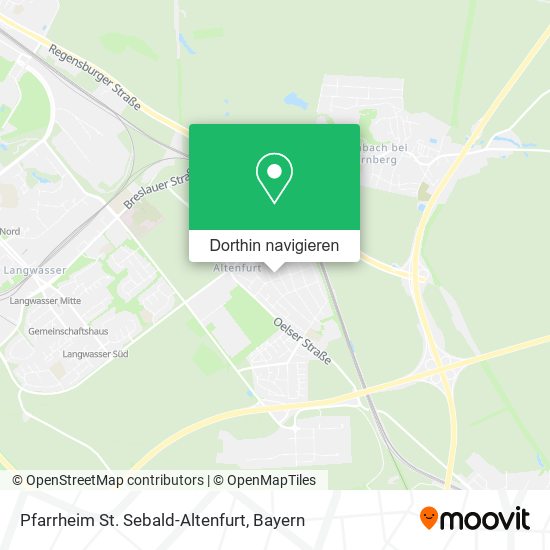 Pfarrheim St. Sebald-Altenfurt Karte