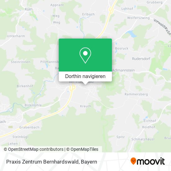 Praxis Zentrum Bernhardswald Karte
