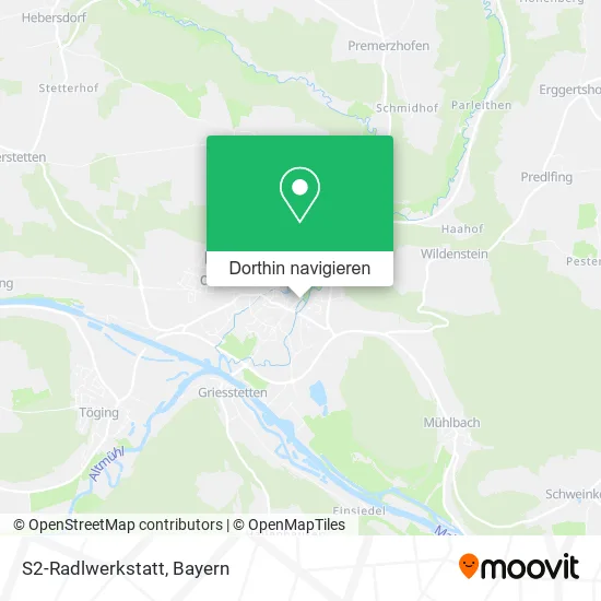 S2-Radlwerkstatt Karte