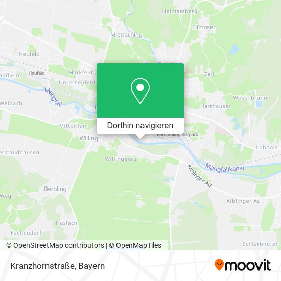 Kranzhornstraße Karte