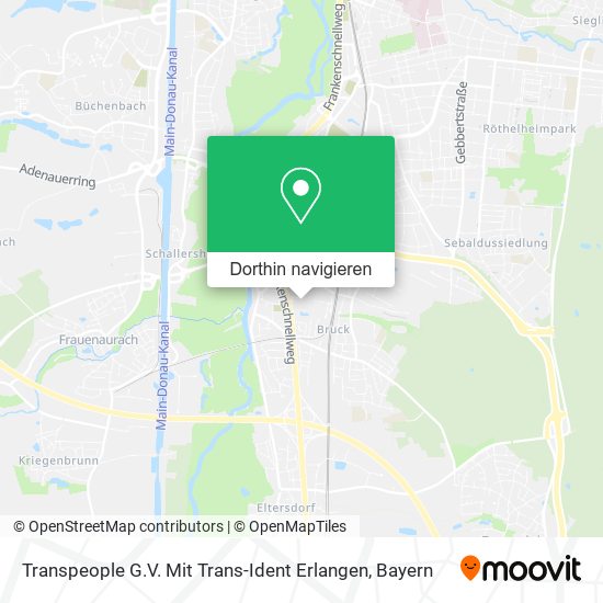 Transpeople G.V. Mit Trans-Ident Erlangen Karte