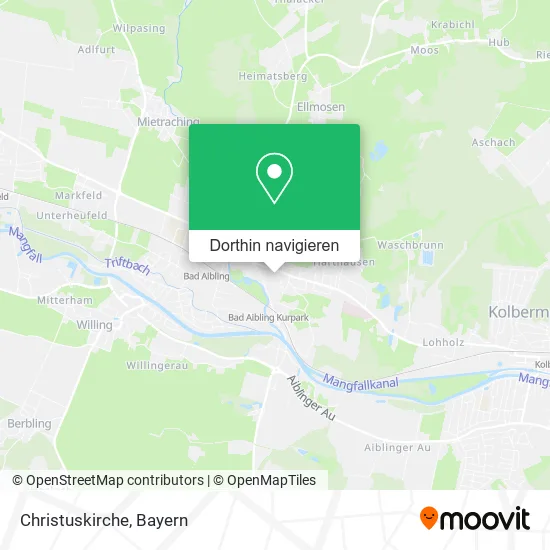 Christuskirche Karte