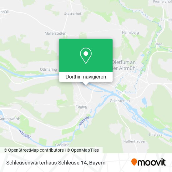 Schleusenwärterhaus Schleuse 14 Karte