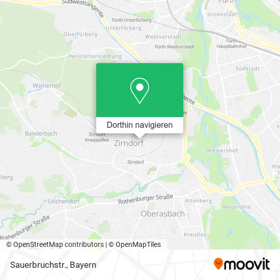 Sauerbruchstr. Karte