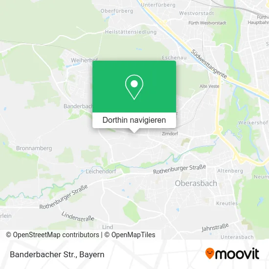 Banderbacher Str. Karte