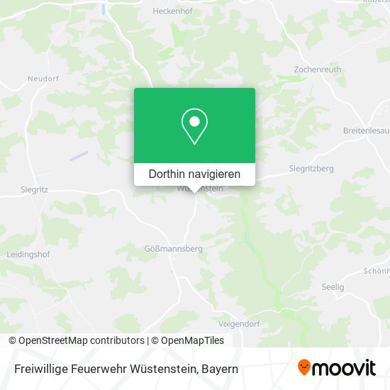 Freiwillige Feuerwehr Wüstenstein Karte