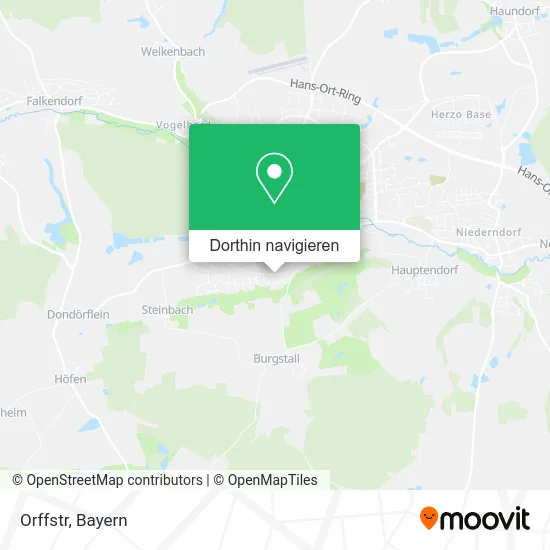 Orffstr Karte