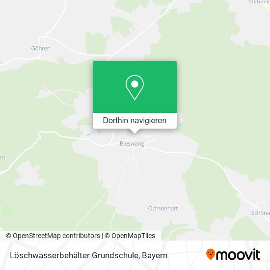 Löschwasserbehälter Grundschule Karte