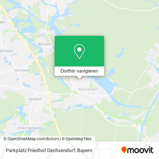Parkplatz Friedhof Dechsendorf Karte