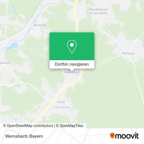 Wernsbach Karte