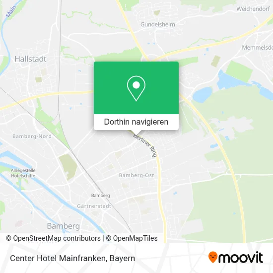 Center Hotel Mainfranken Karte