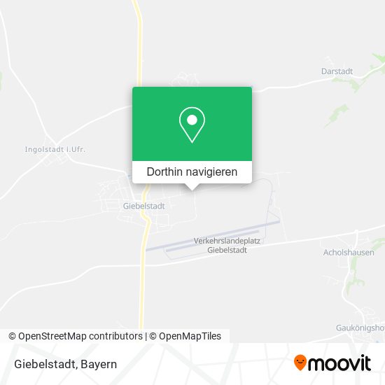 Giebelstadt Karte