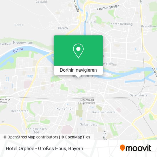 Hotel Orphée - Großes Haus Karte