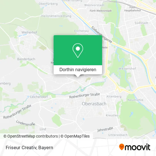 Friseur Creativ Karte