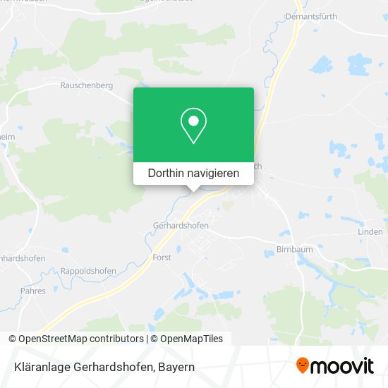 Kläranlage Gerhardshofen Karte