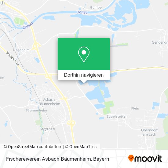 Fischereiverein Asbach-Bäumenheim Karte