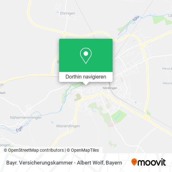 Bayr. Versicherungskammer - Albert Wolf Karte