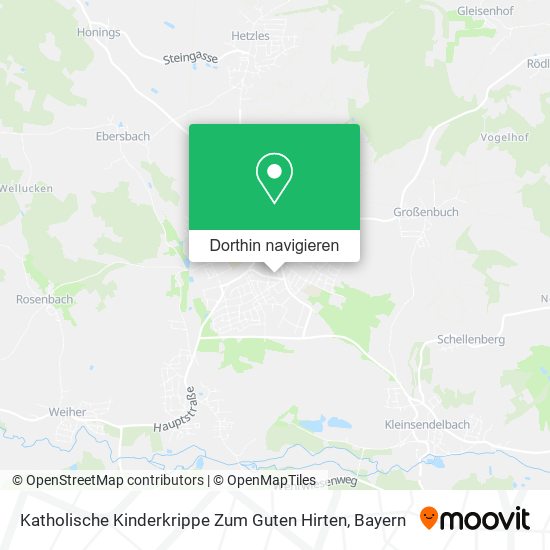 Katholische Kinderkrippe Zum Guten Hirten Karte