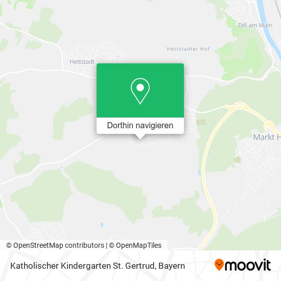 Katholischer Kindergarten St. Gertrud Karte
