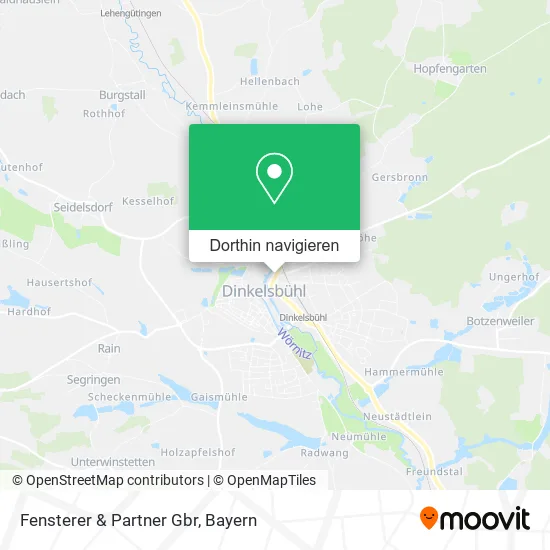 Fensterer & Partner Gbr Karte