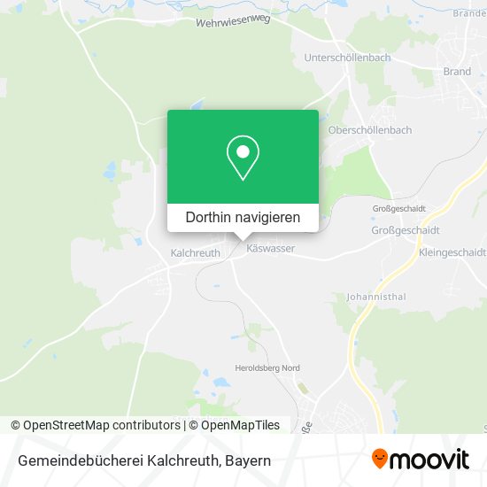 Gemeindebücherei Kalchreuth Karte
