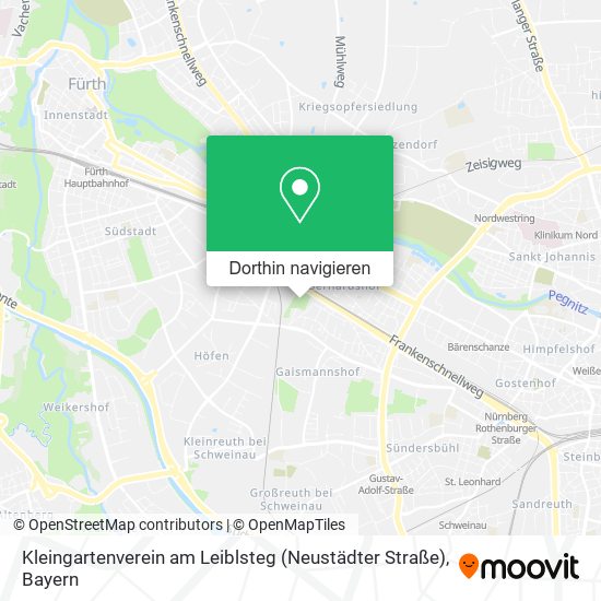 Kleingartenverein am Leiblsteg (Neustädter Straße) Karte