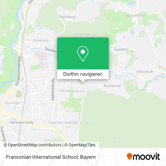 Franconian International School Karte