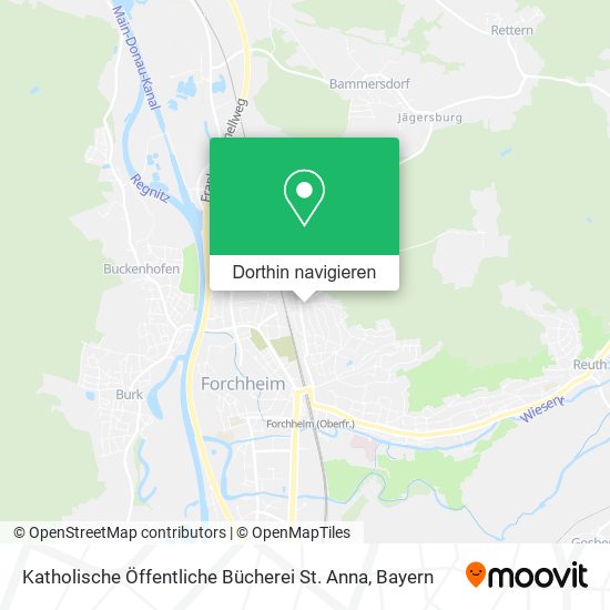 Katholische Öffentliche Bücherei St. Anna Karte