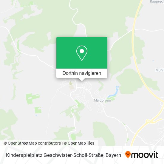 Kinderspielplatz Geschwister-Scholl-Straße Karte