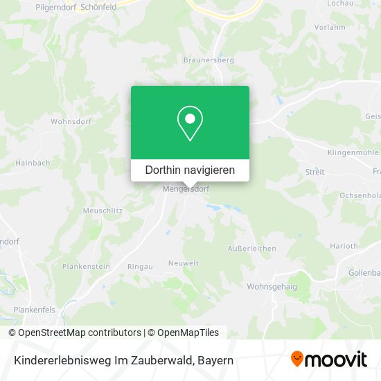 Kindererlebnisweg Im Zauberwald Karte