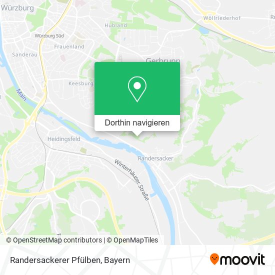 Randersackerer Pfülben Karte