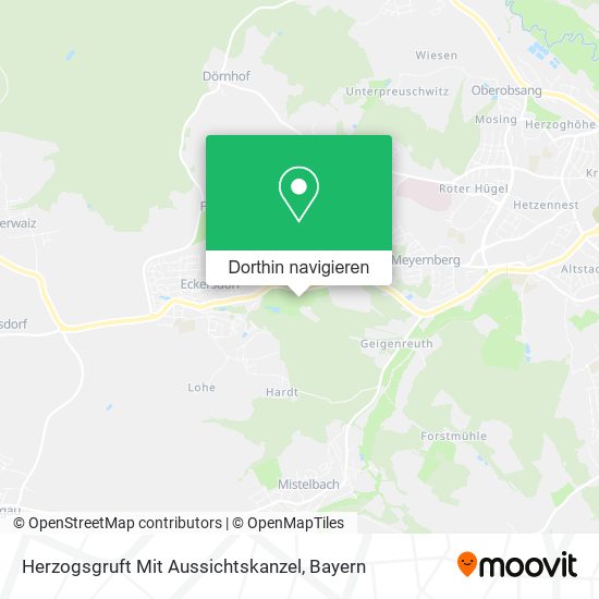 Herzogsgruft Mit Aussichtskanzel Karte