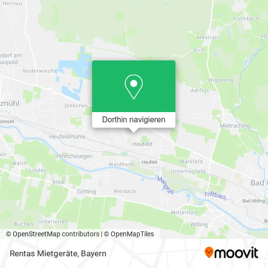 Rentas Mietgeräte Karte