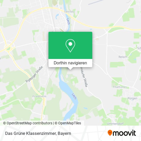 Das Grüne Klassenzimmer Karte